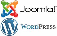 joomla-wordpress-logos
